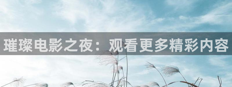 扒开让我蓝莓视频网站：璀璨电影之夜：观看更多精彩内容